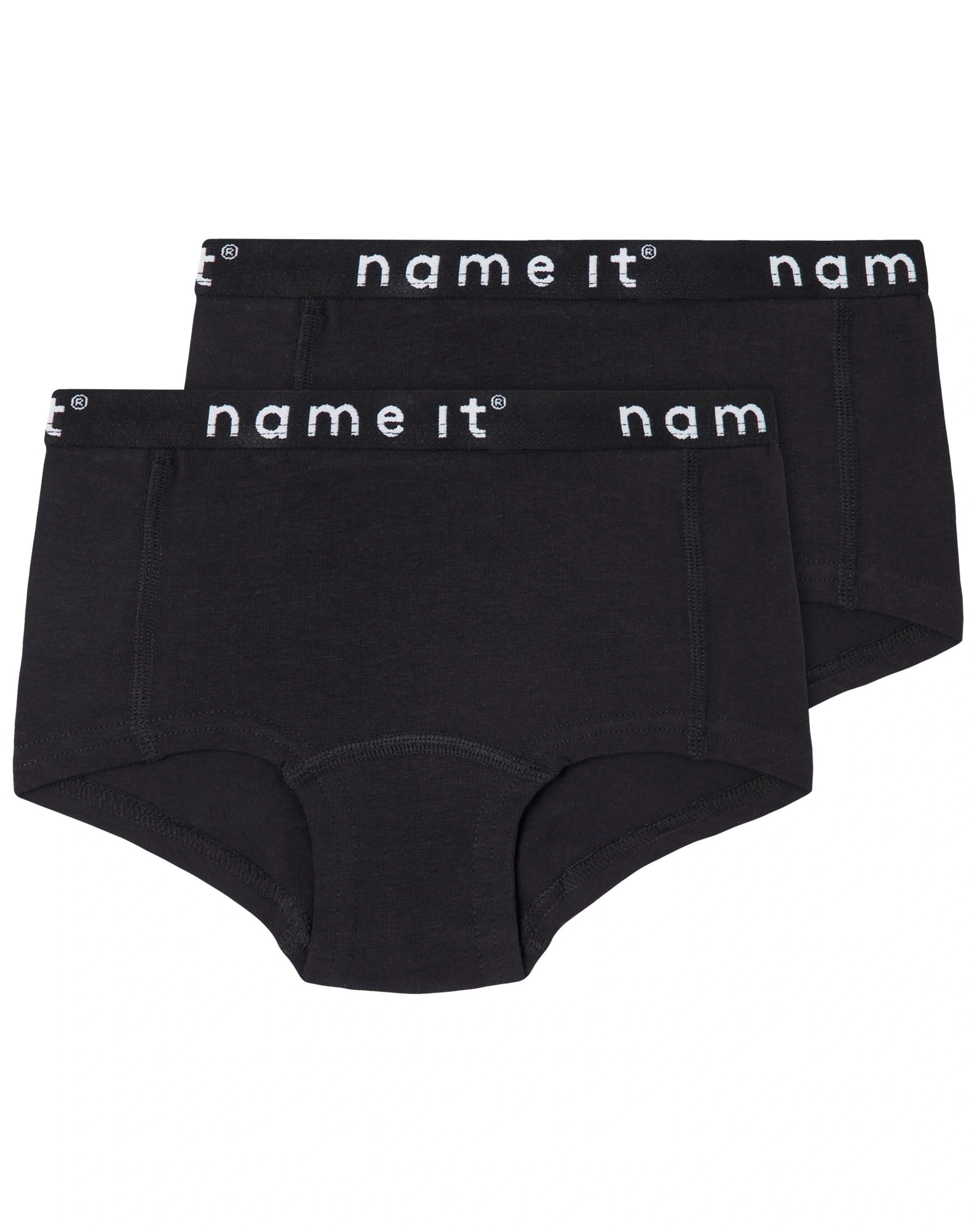 Slip NKFHIPSTER SOLID 2er Pack in black
