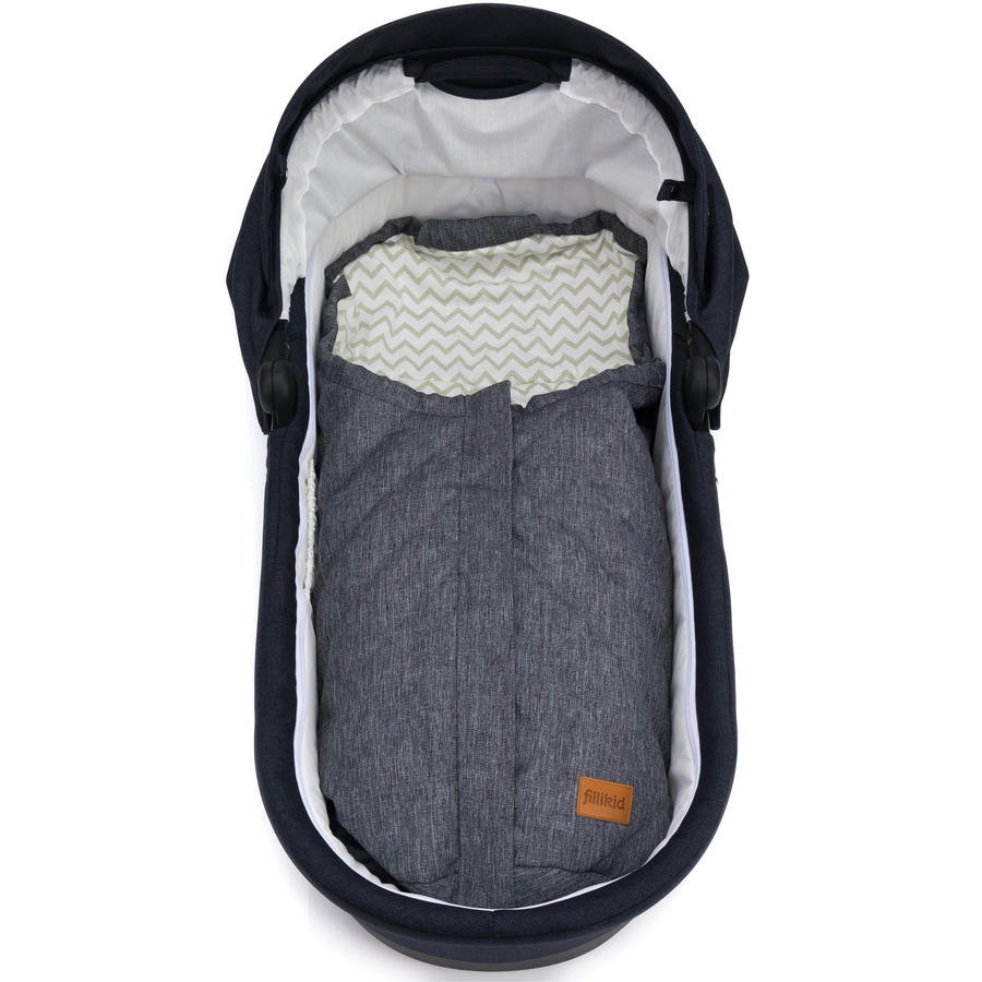 fillikid Sommerfußsack Light Small Gruppe 0 Grau Melange