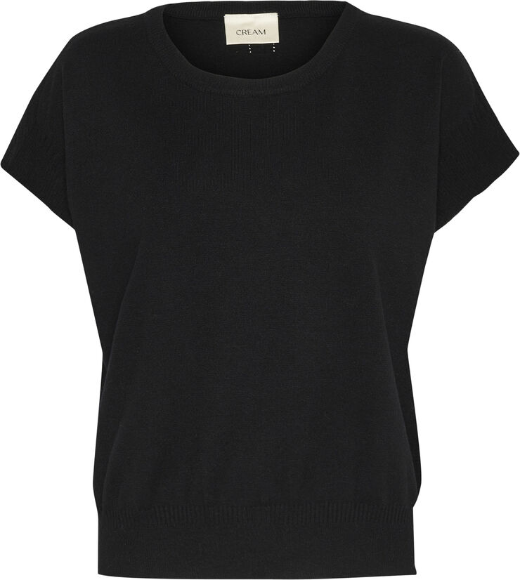 Cream CRDela Knit Waistcoat Pitch black