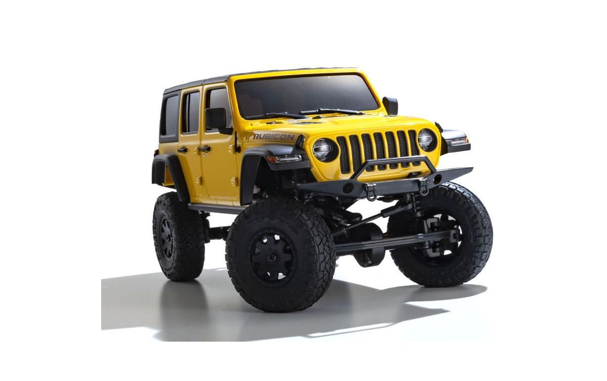 Scale Crawler Mini-Z Jeep Wrangler Rubicon, Gelb 1:24, ARTR<br>MINI-Z 4×4 Series Readyset Jeep Wrangler Unlimited Rubicon Hellayella