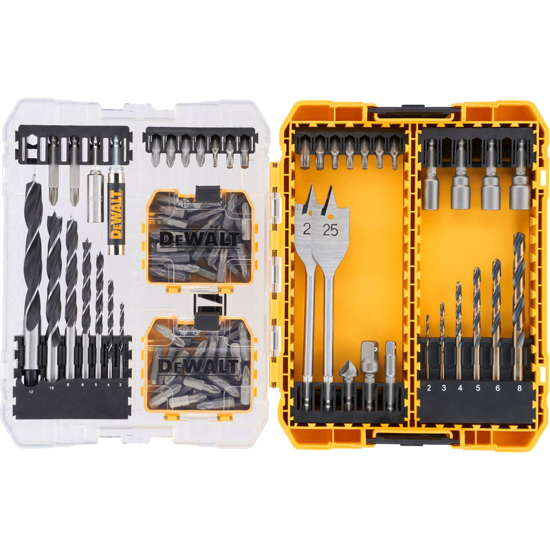 DeWALT boor- en schroefbitset torx Tough Case DT70785-QZ 100-delig