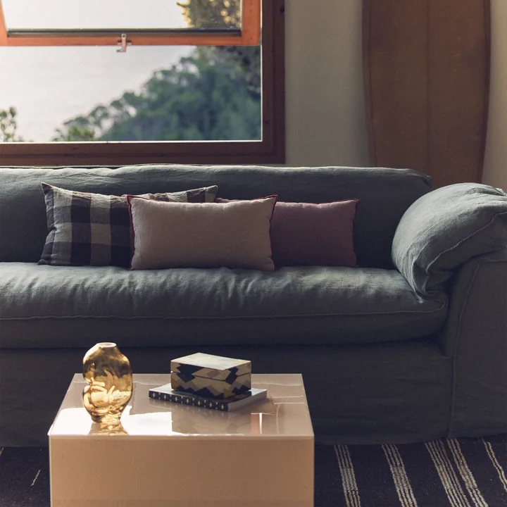 HKliving - Nomad Sofa, 4-Sitzer, Pure / ivory