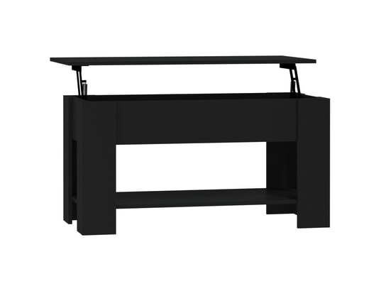 VIDAXL - Table basse noir 101x49x52 cm bois d'ingénierie