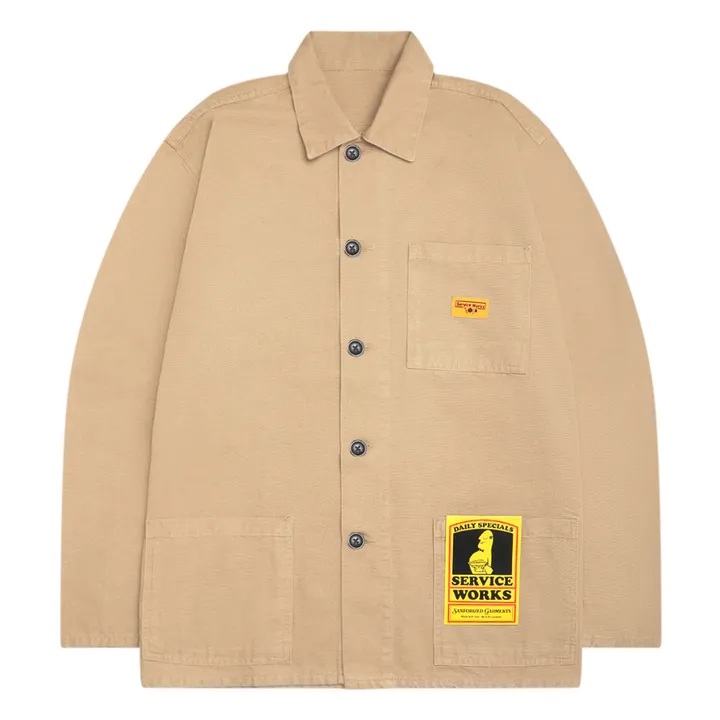 Service Works Veste Coverall Coton Bio | Beige