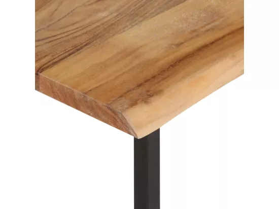 Patère à bord naturel 100x35x22 cm Bois d'acacia massif