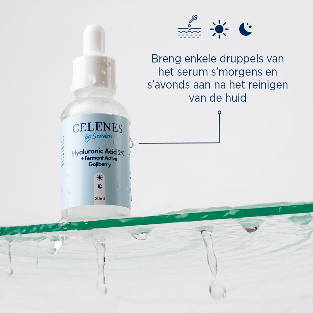Celenes Hyaluronzuur 2% + Ferment Active Gojiberry Serum30 ml