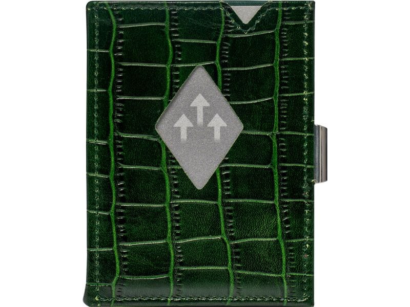 EXENTRI Portemonnaie Multiwallet Caiman Green Brieftasche