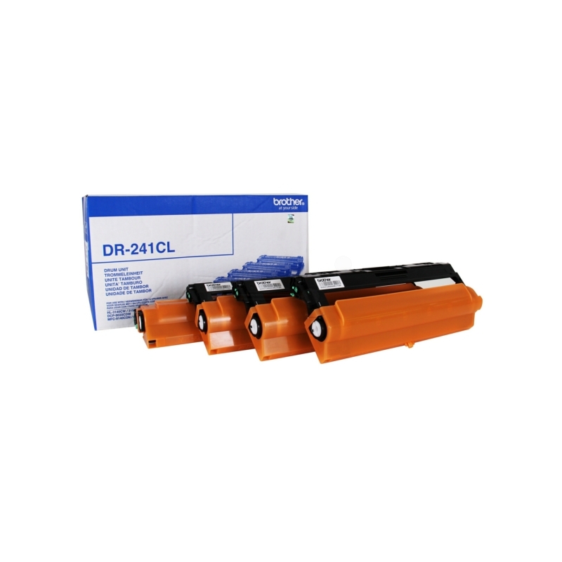 Brother DR-241CL Trommeleinheiten, cyan, gelb, magenta, schwarz