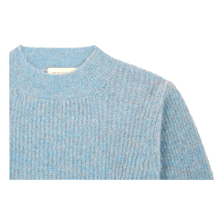 SMALLABLE BASICS Pull Femme Alpaga | Bleu ciel