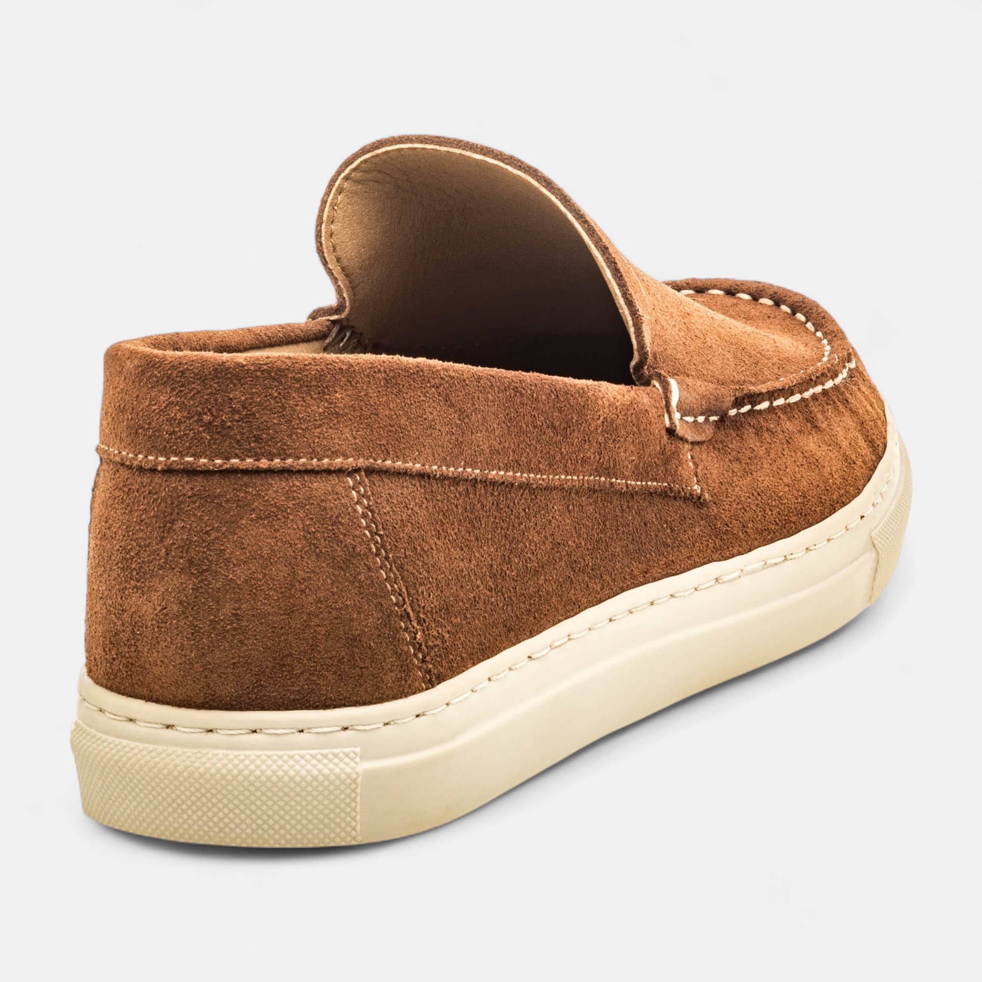 Mocassins Homme en cuir marron