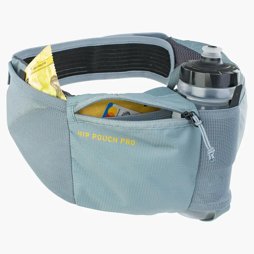 Evoc Hip Pouch Pro Hardloop Heuptas + Bidon 0.55L Grijs/Blauw