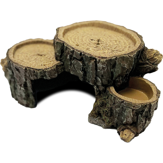 Décoration pour reptiles Repto Triple Trunk, trio de toncs taille M
