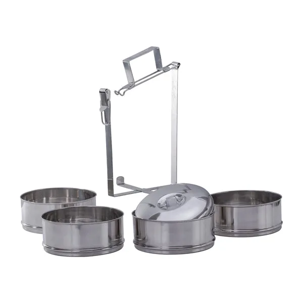 Fox Outdoor -  Fox Outdoor Speisebehälter 4-teilig silberfarben
