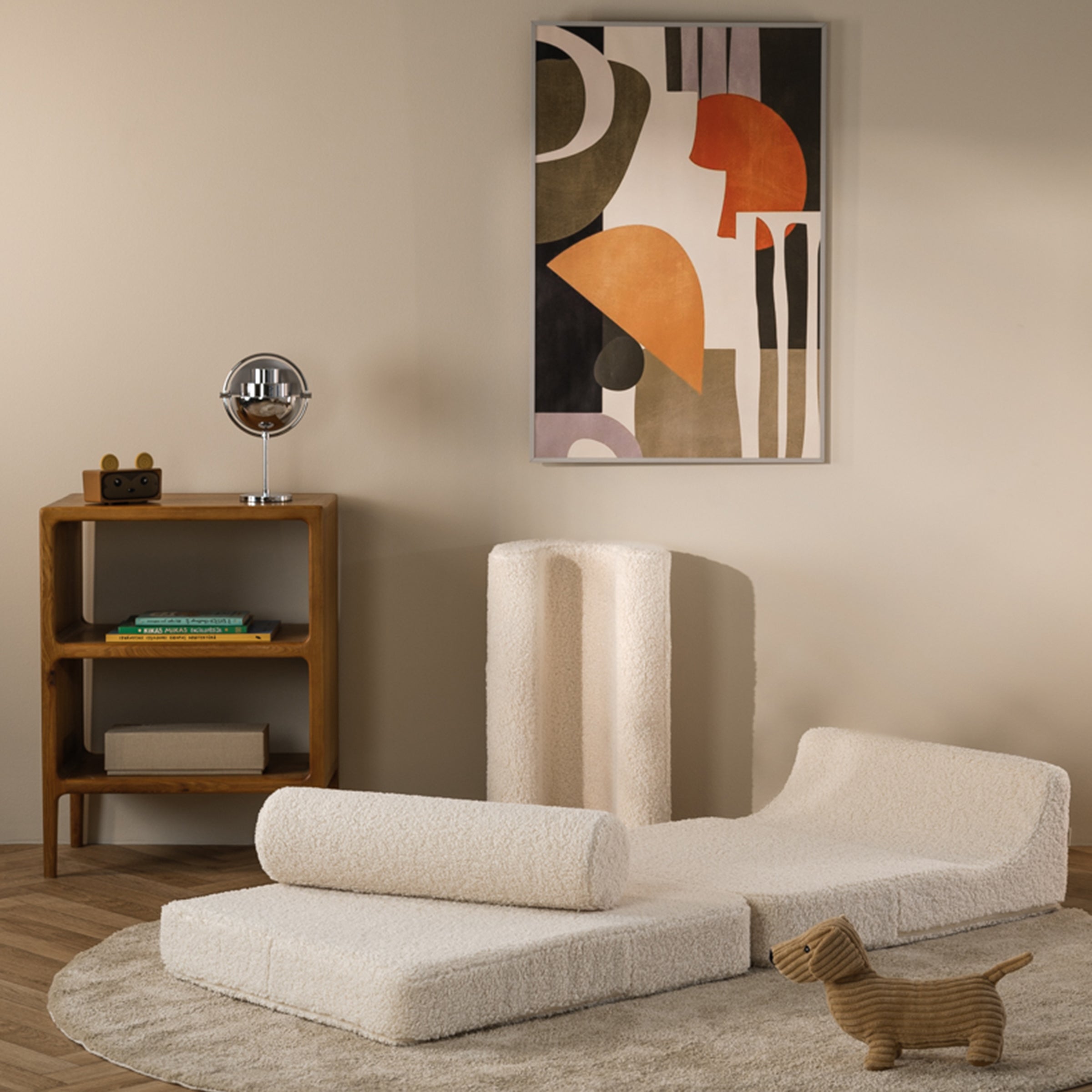 Wigiwama Sessel Flipster Cream White