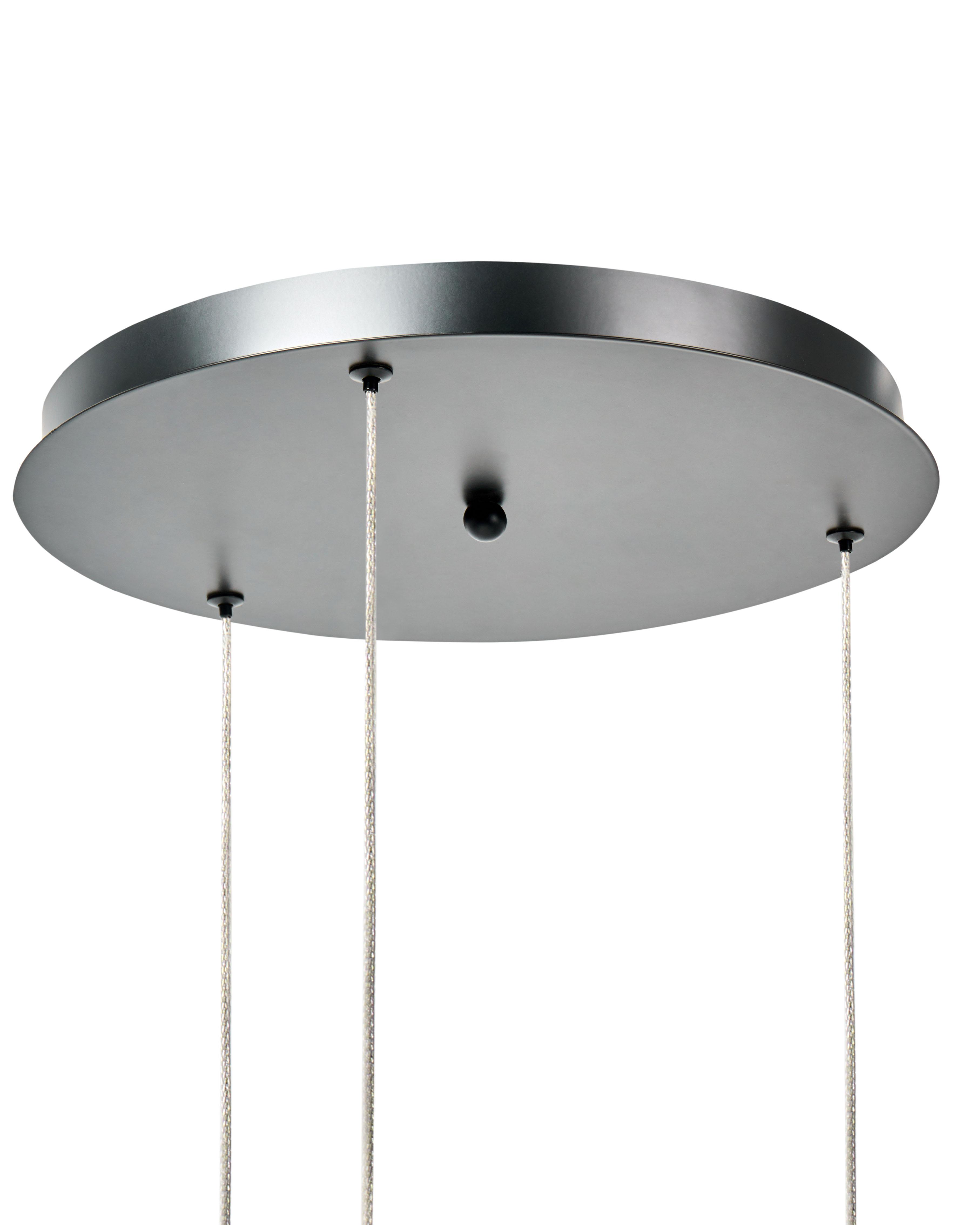 3-lichts hanglamp SORA LED Glas Goud