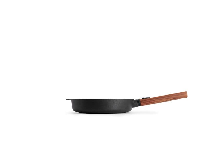 Woll Bratpfanne Eco Logic QXR 24 cm, mit abnehmbarem Griff Gusspfanne mit abnehmbarem Stiel