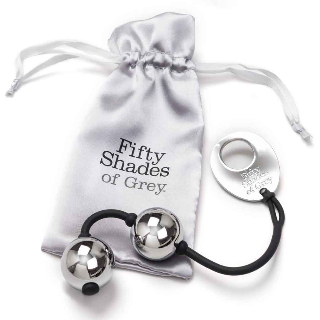 Liebeskugeln „Inner Goddess Silver Pleasure Balls“ von Fifty Shades of Grey