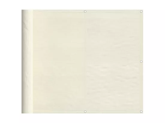 Écran de balcon crème 90x1000 cm 100% polyester oxford