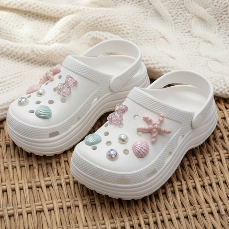 Sea pearl clogs - wit