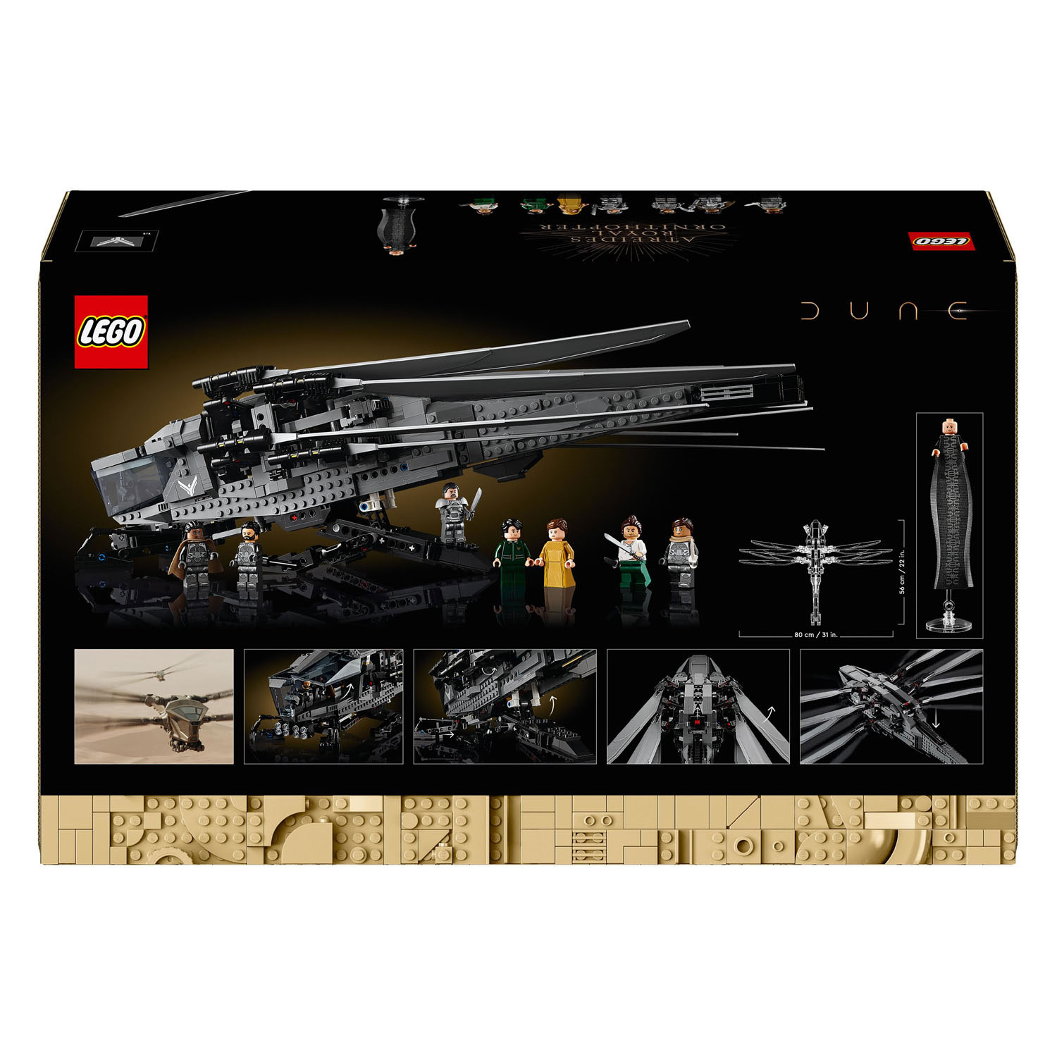 LEGO ICONS 10327 Dune Atreides Royal Ornithopter