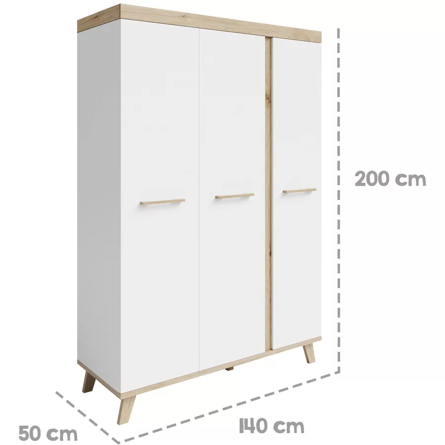 roba Kleiderschrank Smile 3-türig