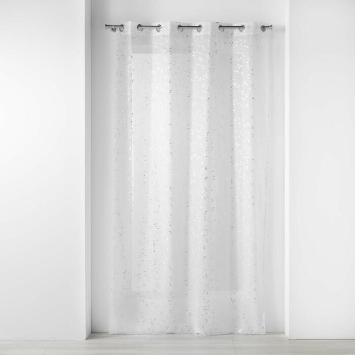 PANNEAU OEILLETS 140X240CM METALLISE FLORESSIA ARGENT