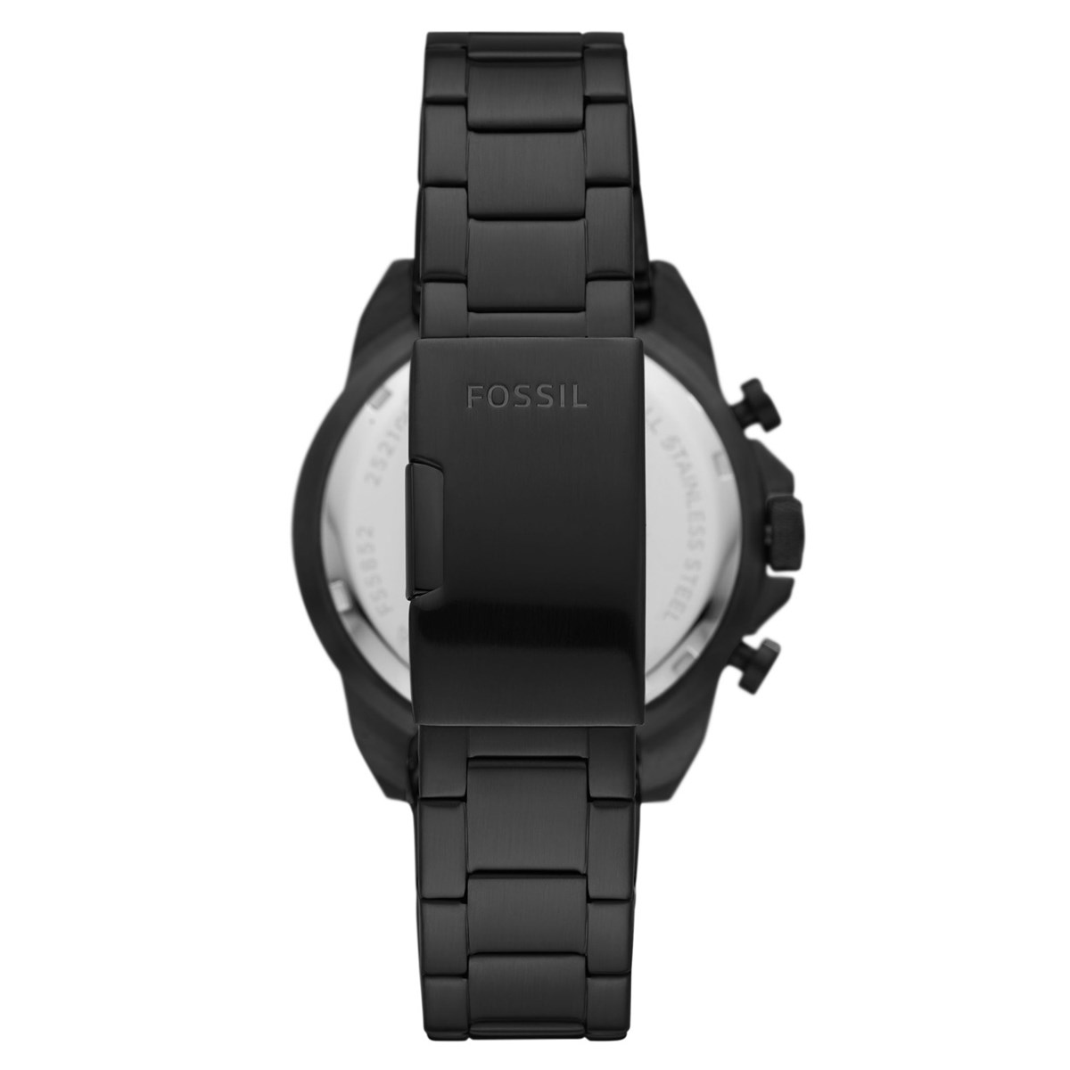 Montre homme Fossil Bronson acier noir