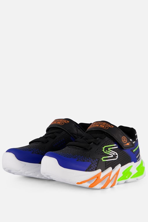 Skechers s lights flex glow bolt sneakers zwart