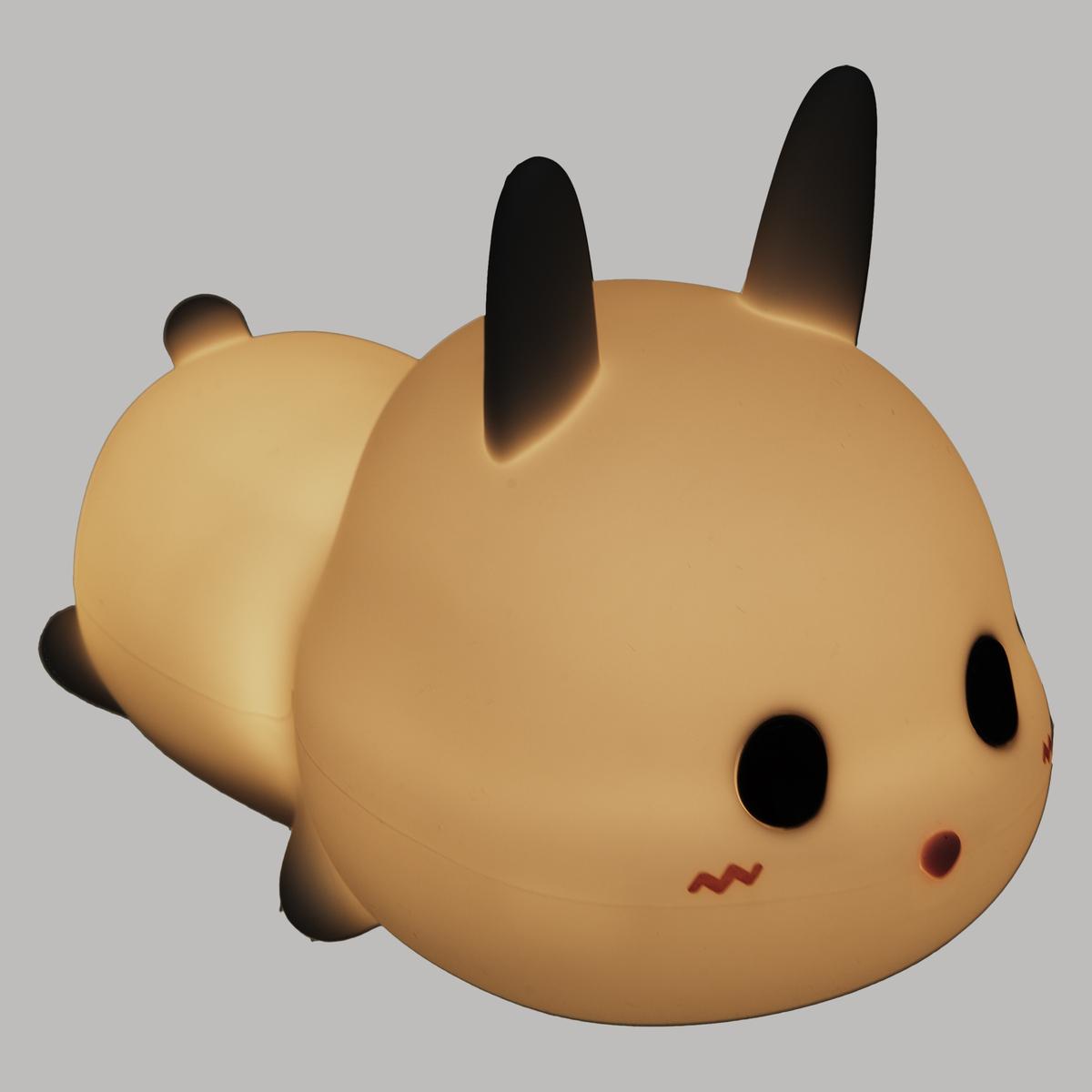 VEILLEUSE BATTERIE LAPIN H.11CM