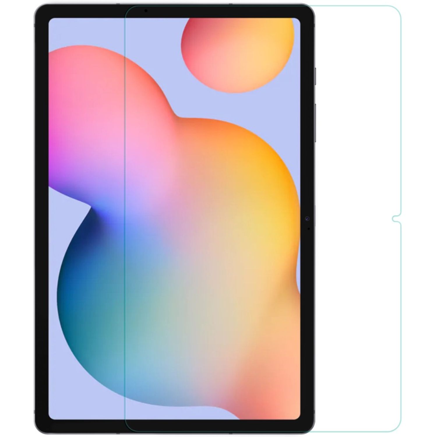 Panzerfolie Glas für Samsung Galaxy Tab S7 FE Schutzglas 9h Hartglas Schutzfolie