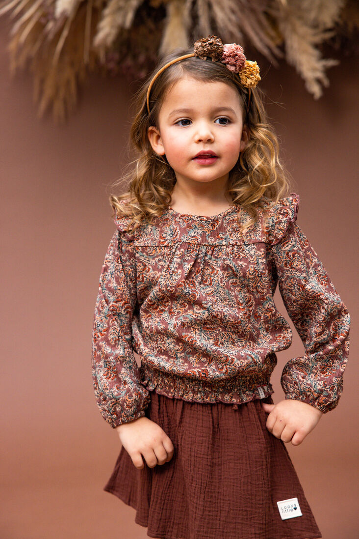 LOOXS Little bruine looxs little minirok 2331-7703