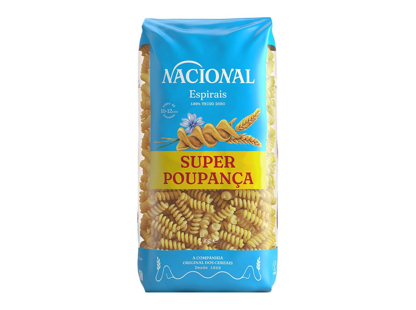 MASSA NACIONAL ESPIRAIS 1KG