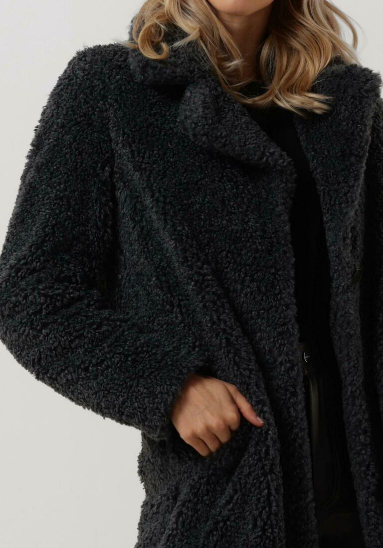GIACOMO THE JACKET grijze giacomo the jacket faux fur jas 6612576