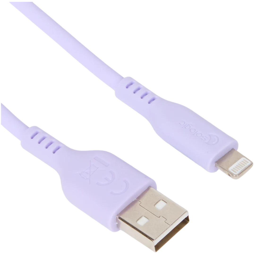 Câble de charge et de données en silicone Sologic 8 broches