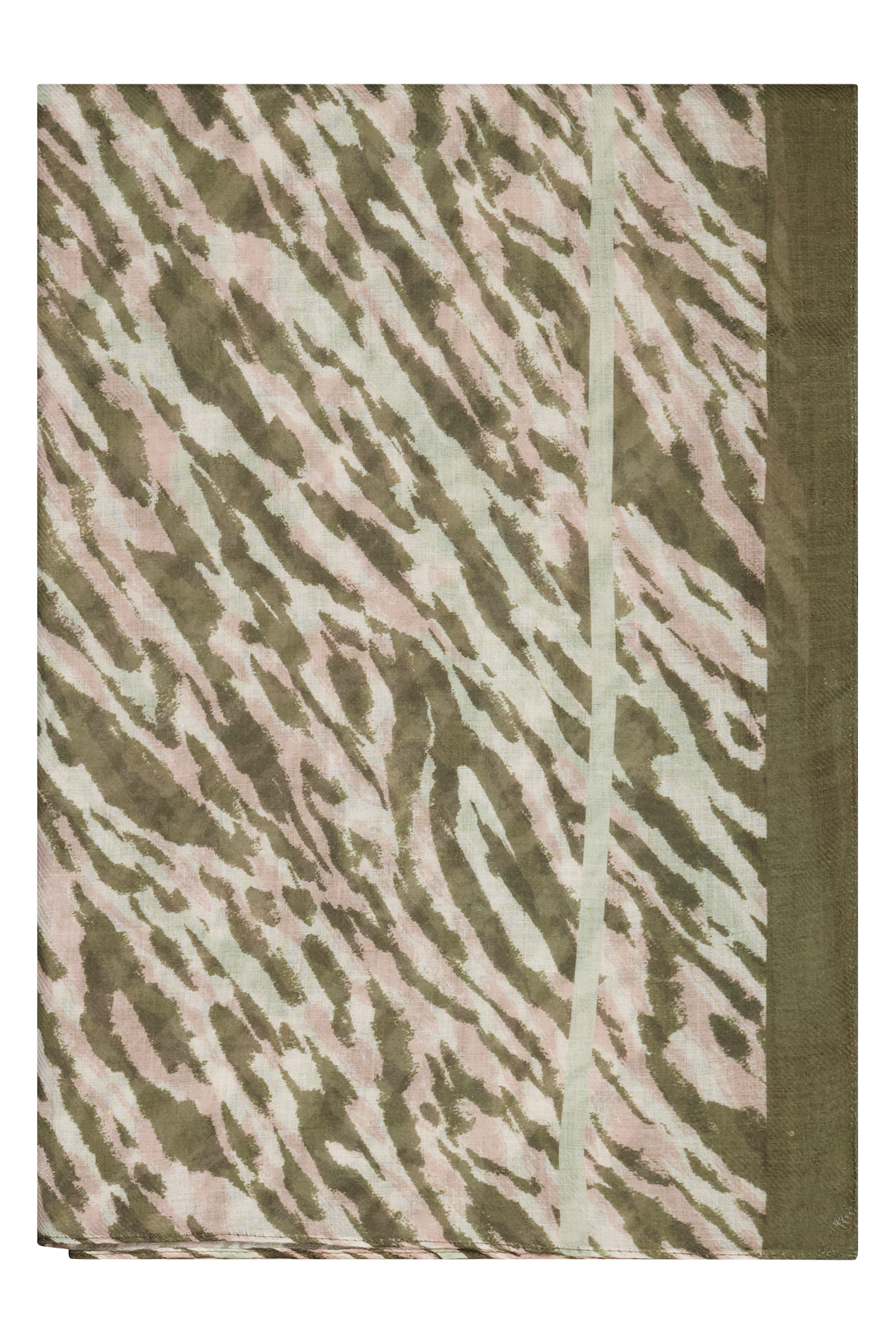Sjaal met print Multi Mint