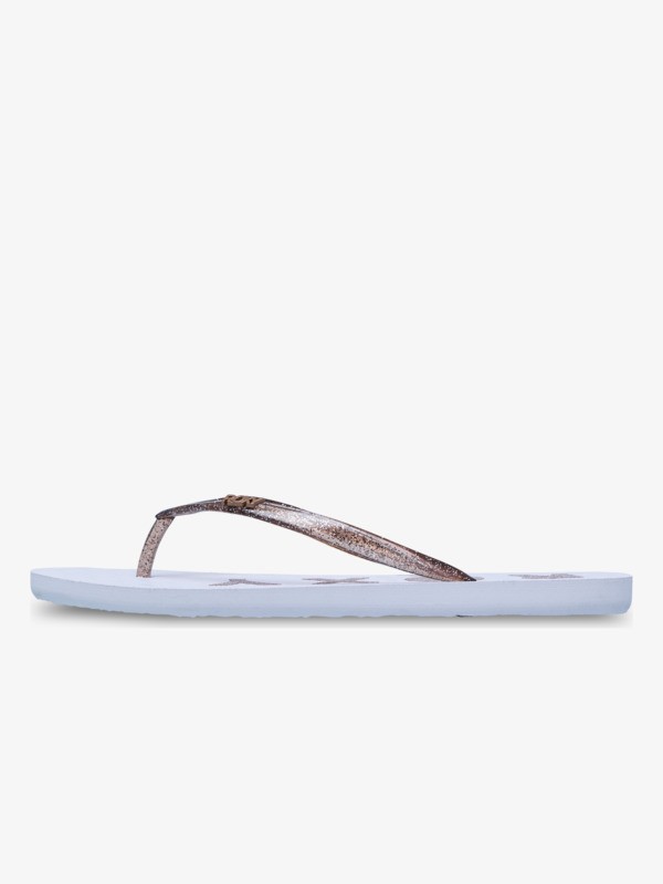 Viva Sparkle Tongs Blanc Femme