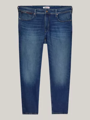 Além disso, calça jeans skinny desbotada Simon