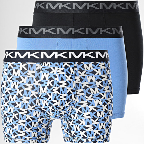 Lot De 3 Boxers 6F31X10033 Noir Bleu Clair