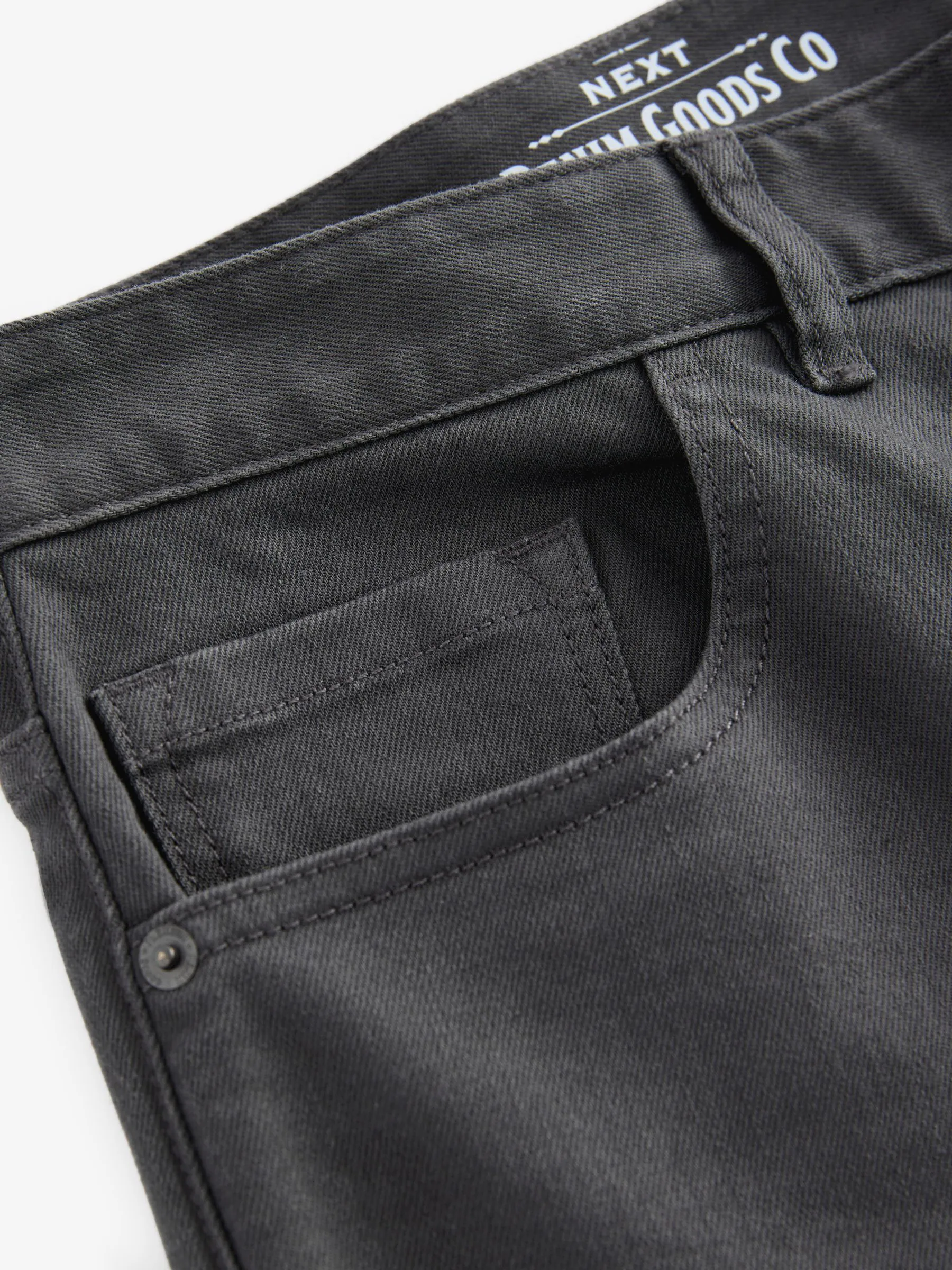 Antraciet - Klassieke stretchy Jeans met relaxed fit