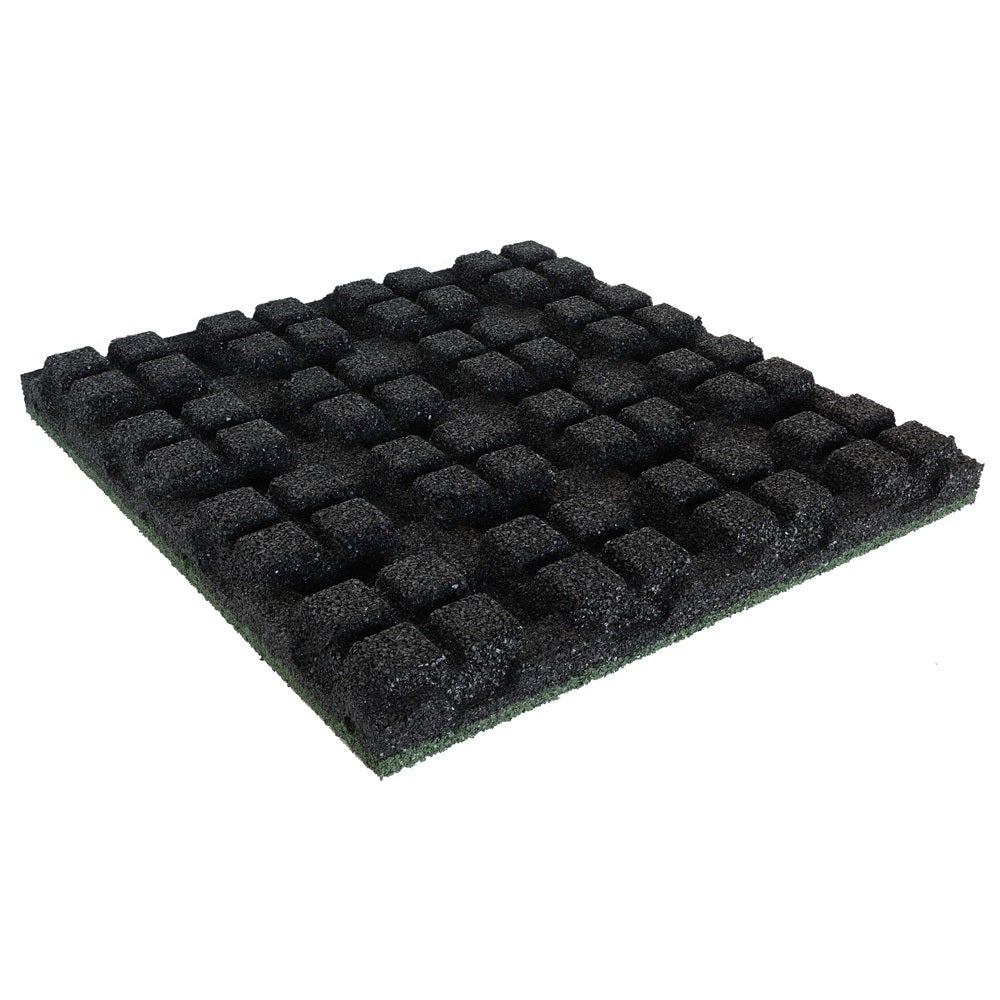 Rubbertegel 55 mm - 50 x 50 cm - Groen