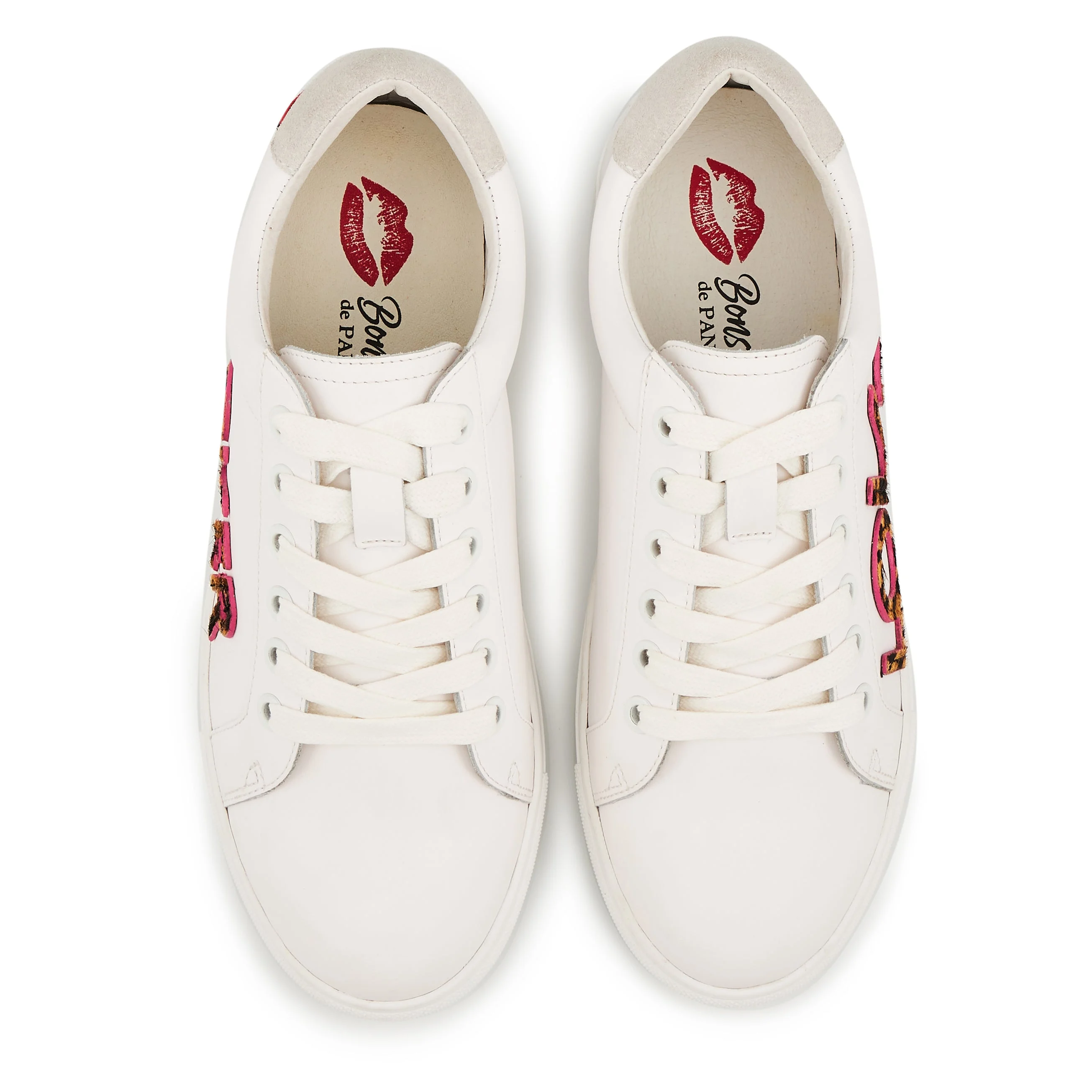 SIMONE BLOCK LOVER - Sneakers en cuir | Blanc