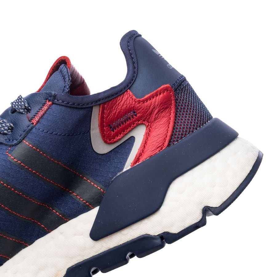 adidas Originals Chaussures Nite Jogger - Bleu marine/Bleu Marine/Rouge