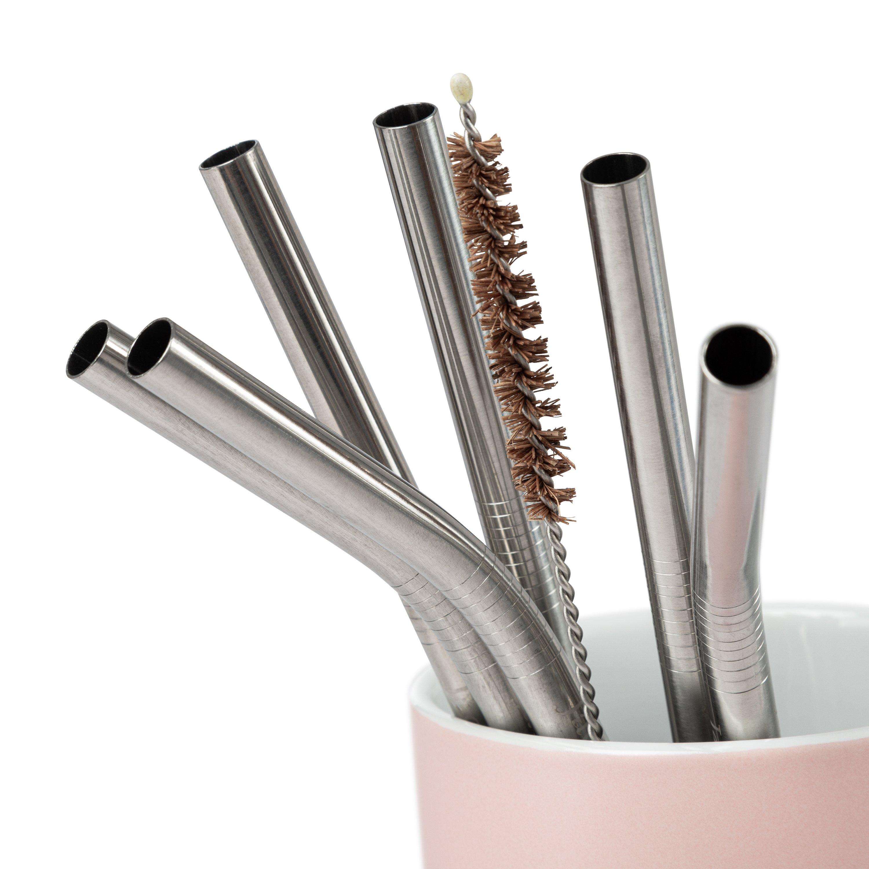 Jack Wills Reusable Stainless Steel Straws