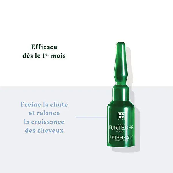 Conjunto de 12 ampolas de 5ml René Furterer Triphasic Reactional