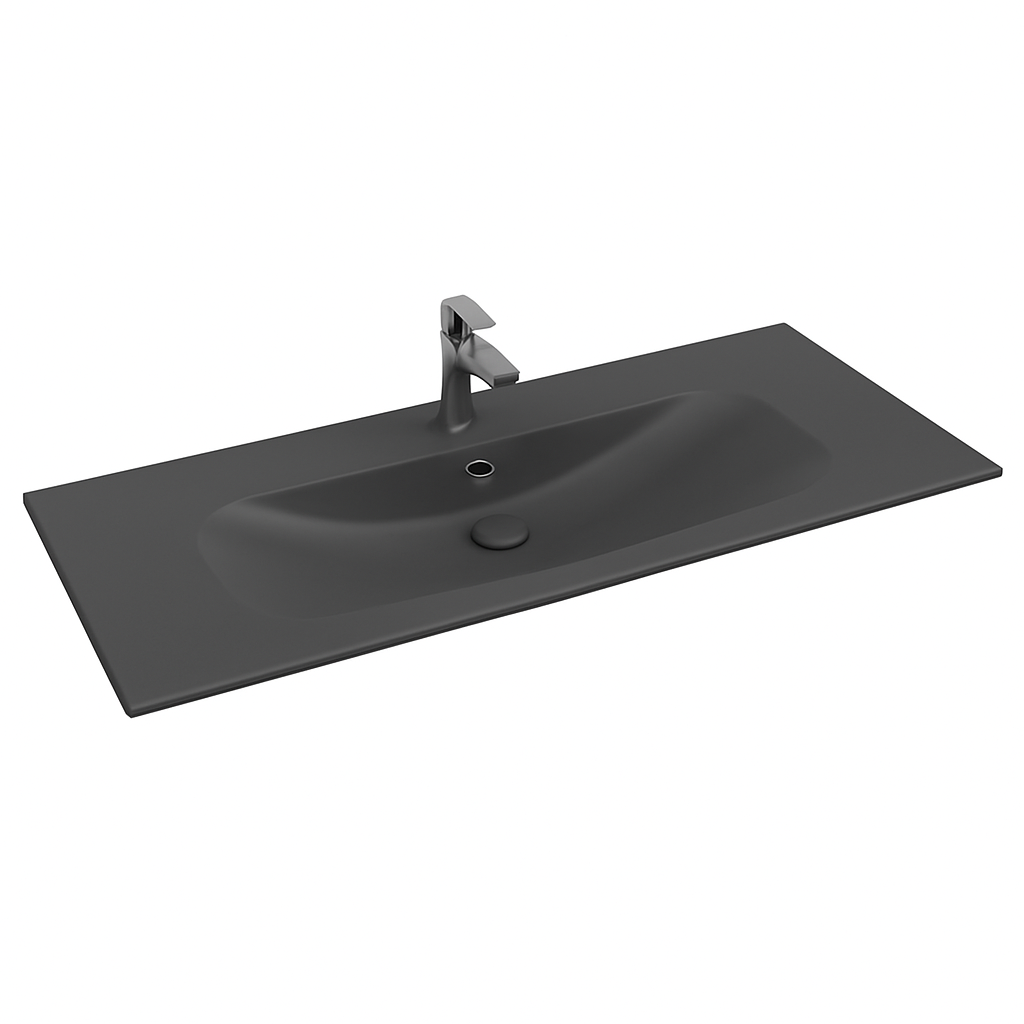 Isvea Infinity wastafel 120x50cm antraciet