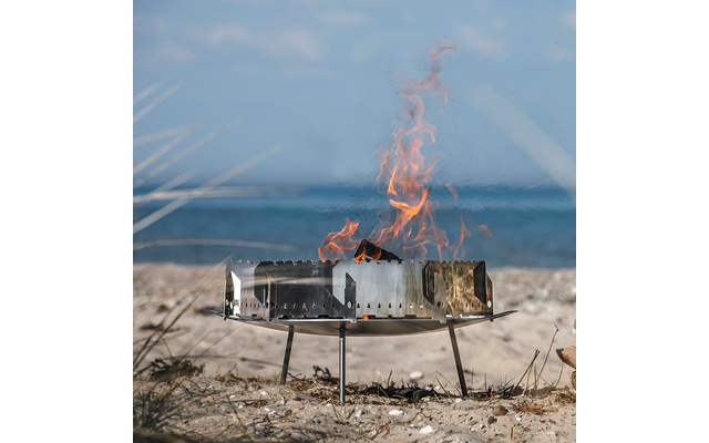 Petromax Steck-Windschutz Feuerstellen für Feuerschalen und Dutch Oven