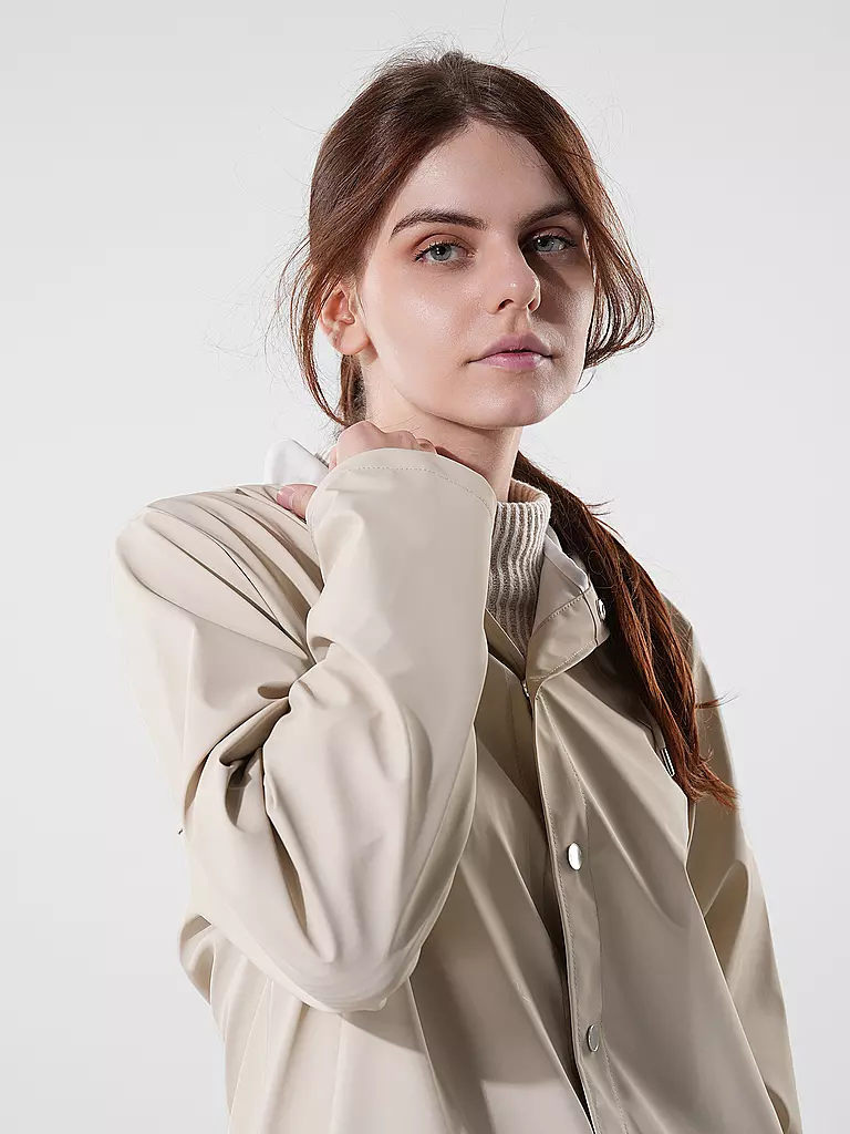 RAINS Parka - Regenjacke beige