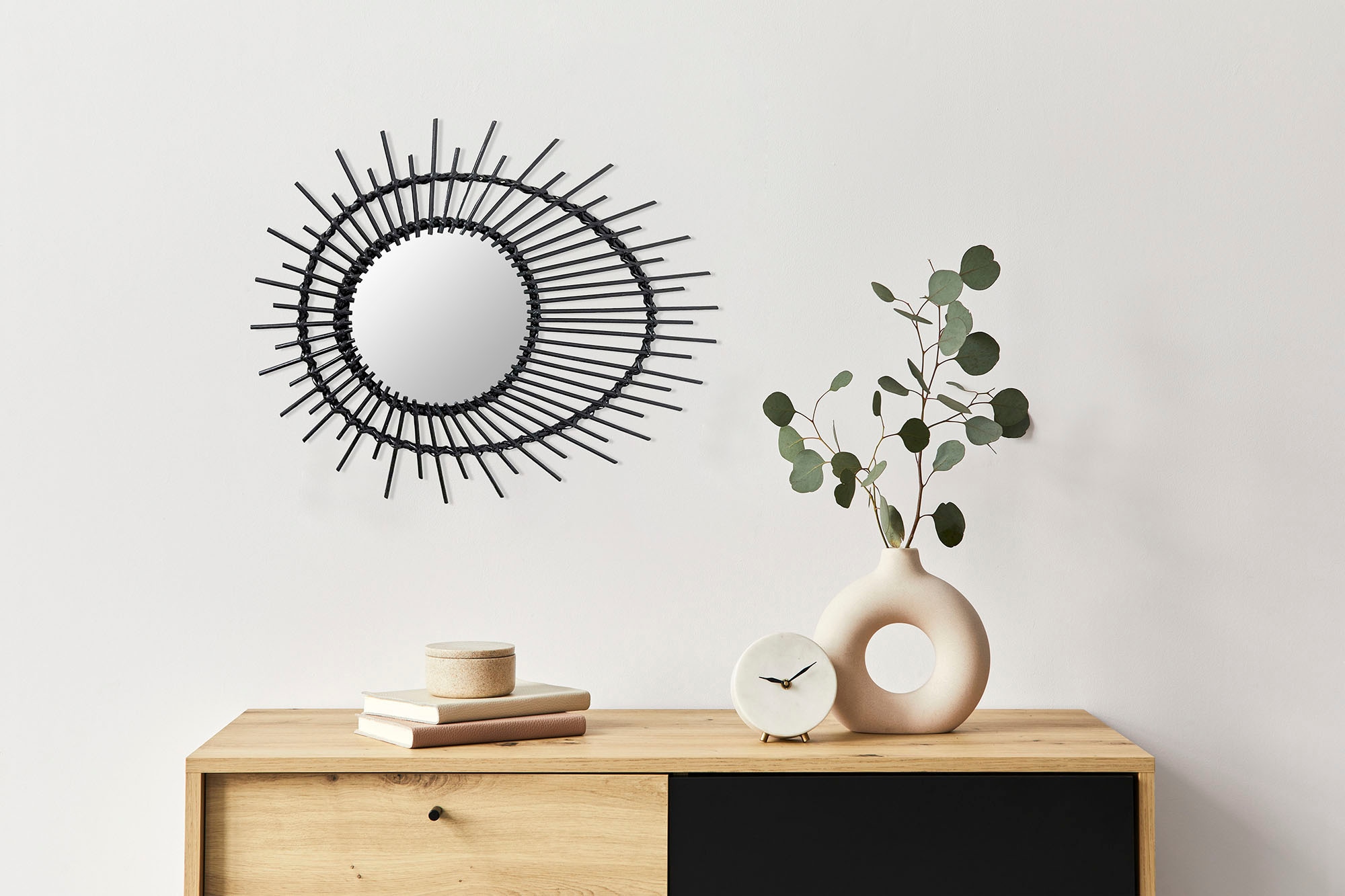 Kayoom Wandspiegel »Rattan Spiegel Aina 125«