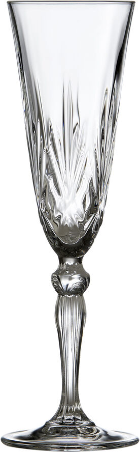 Lyngby Glas Champagne Melodia 16cl 4 stk. Clear