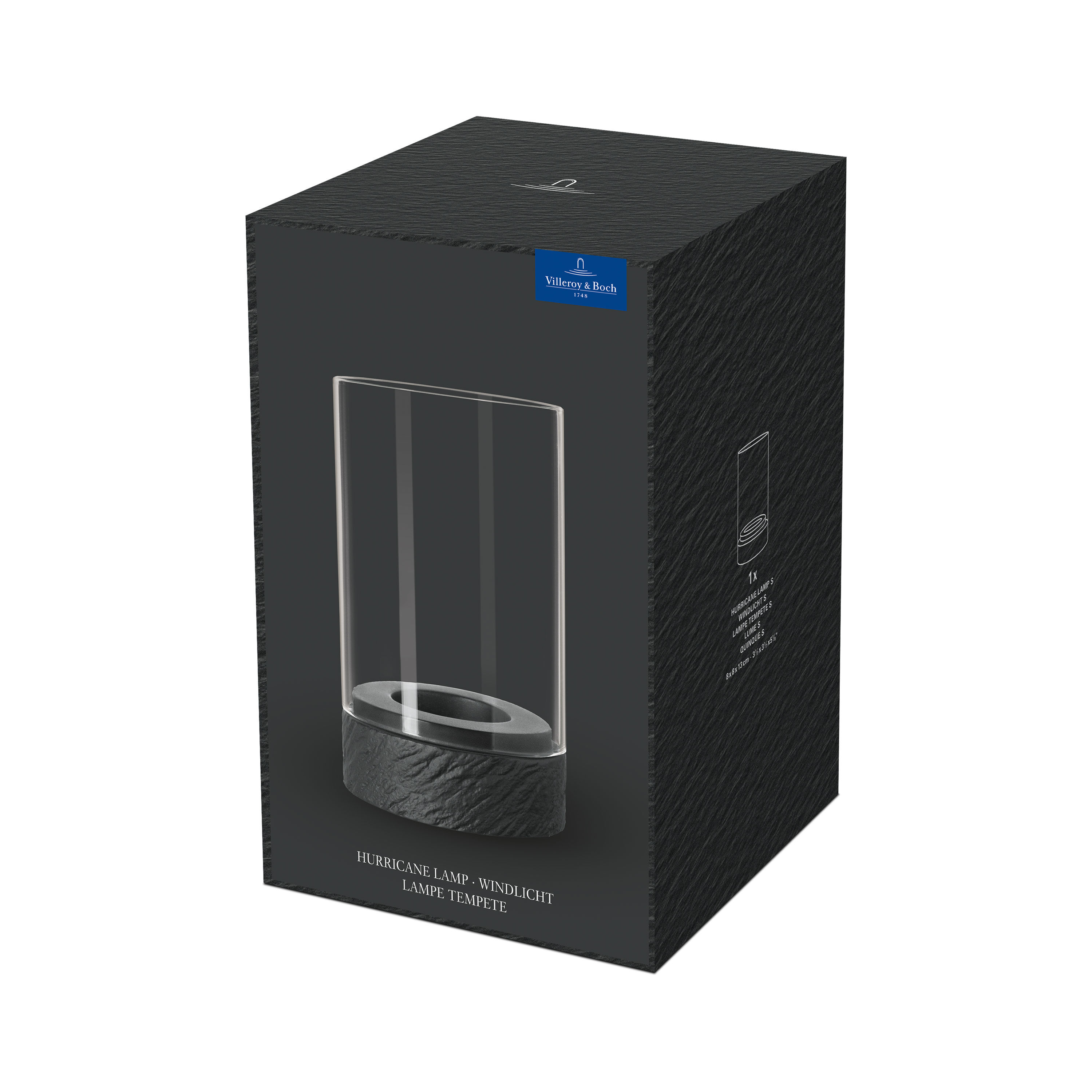 Manufacture Hurricane lamp Clear, 3.2'' x 5.2''